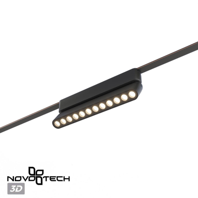 359465 SHINO NT24 116 черный Трековый смарт-светильник для низковольтного шинопровода с двумя режимами работы IP20 LED 12W 24V 3000-6000K EASY