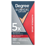 Degree, Clinical Protection, дезодорант-антиперспирант, мягкий твёрдый, Sport Strength, 48 г (1,7 унции)
