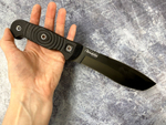 Туристический нож Vendetta AUS-8 Black Titanium