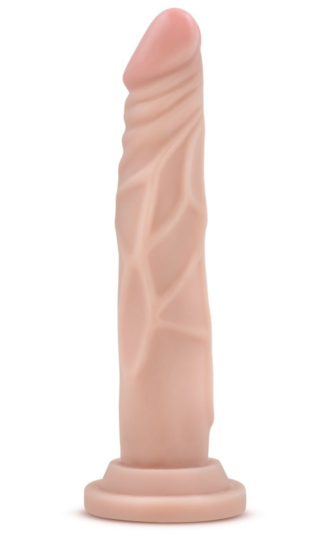 Телесный фаллоимитатор без мошонки с присоской Dr. Skin Realistic Cock Basic 7.5 - 19 см. (Цвет: телесный)