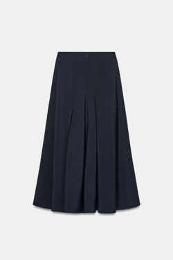 ZARA ЮБКА МИДИ — ZW COLLECTION, МОРСКОЙ СИНИЙ