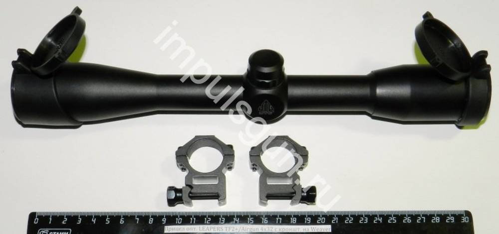Оптический прицел LEAPERS TF2+Airgun 4х32 с кронштейн на Weaver SCP-U432FW