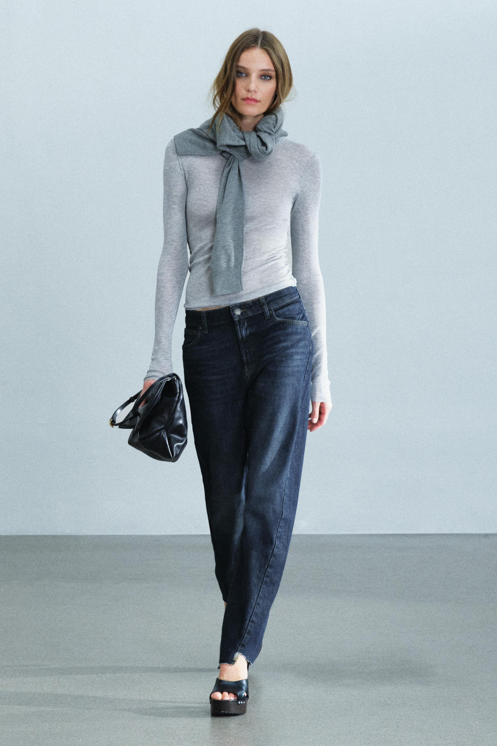 ДЖИНСЫ ZW COLLECTION THE SPLIT SEAM STRAIGHT С НИЗКОЙ ПОСАДКОЙ — ZARA