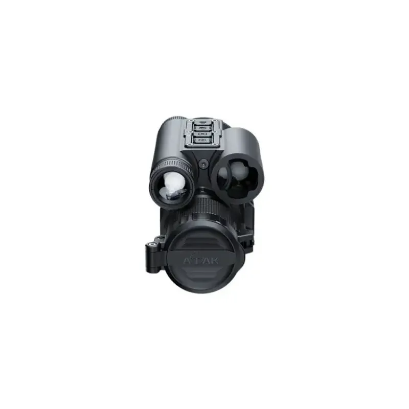 Цифровой прицел ночного видения ATAK ES3-LRF PRO (70-940) с дальномером - вид спереди с крышкой