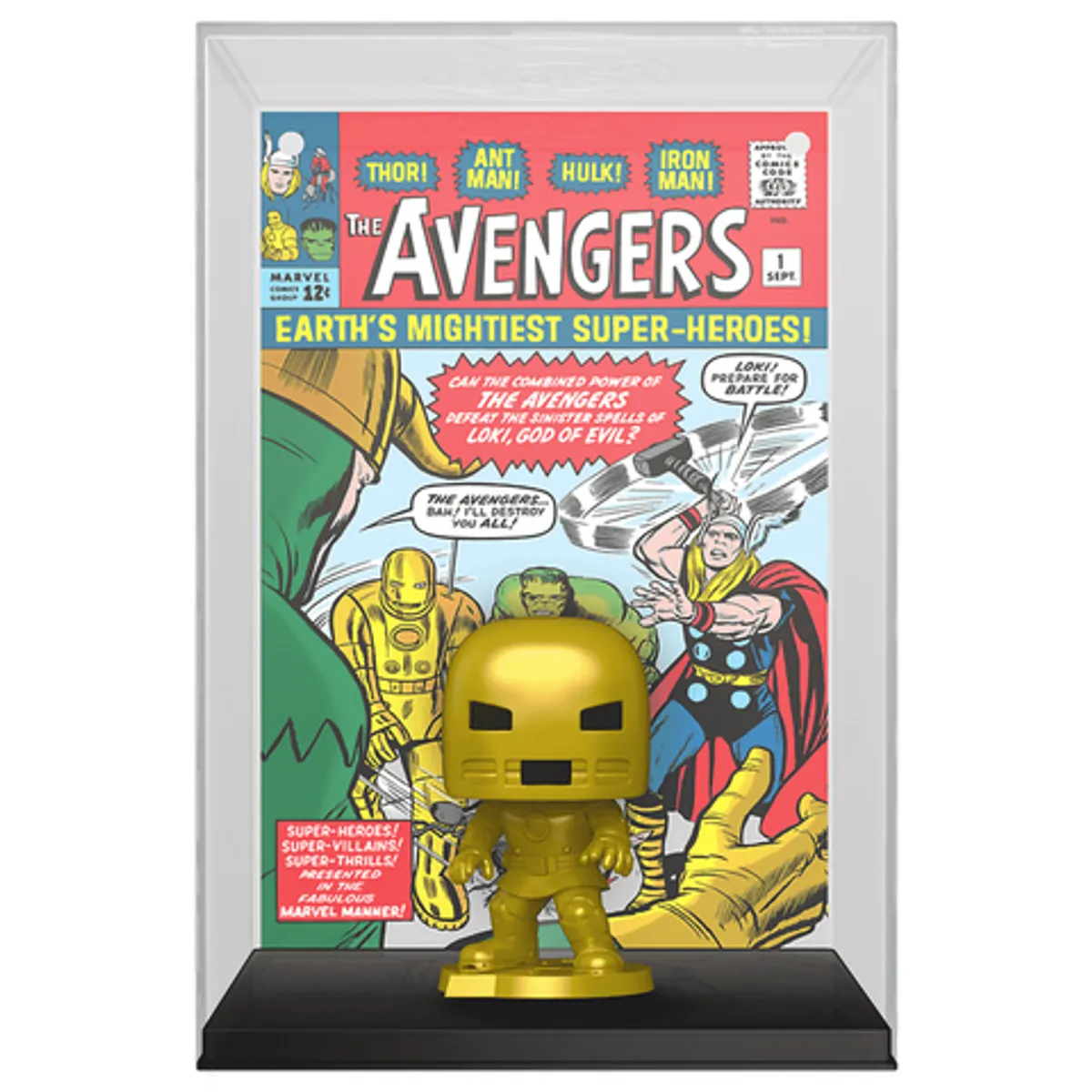 Funko POP! Comic Covers: Marvel Avengers #1: Iron Man (Exc) (28) (Бамп)
