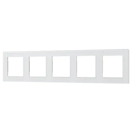 Рамка стеклянная FRM-GLARE-GS-5-WH (Arlight, -)