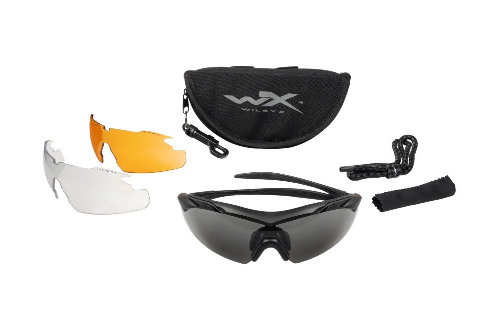 Очки Wiley-X Vapor Black (Smoke Grey / Clear / Light Rust)
