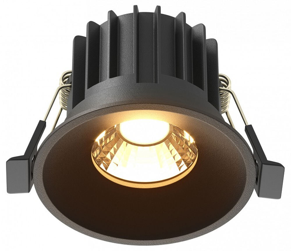 Встраиваемый светильник Maytoni Round DL058-12W2.7K-B