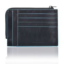 Чехол для кредитных карт Piquadro Blue Square черный кожа (PU1243B2/N)