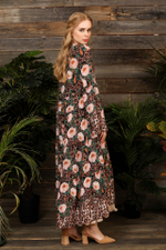Dress "Hillary-2. Roses"