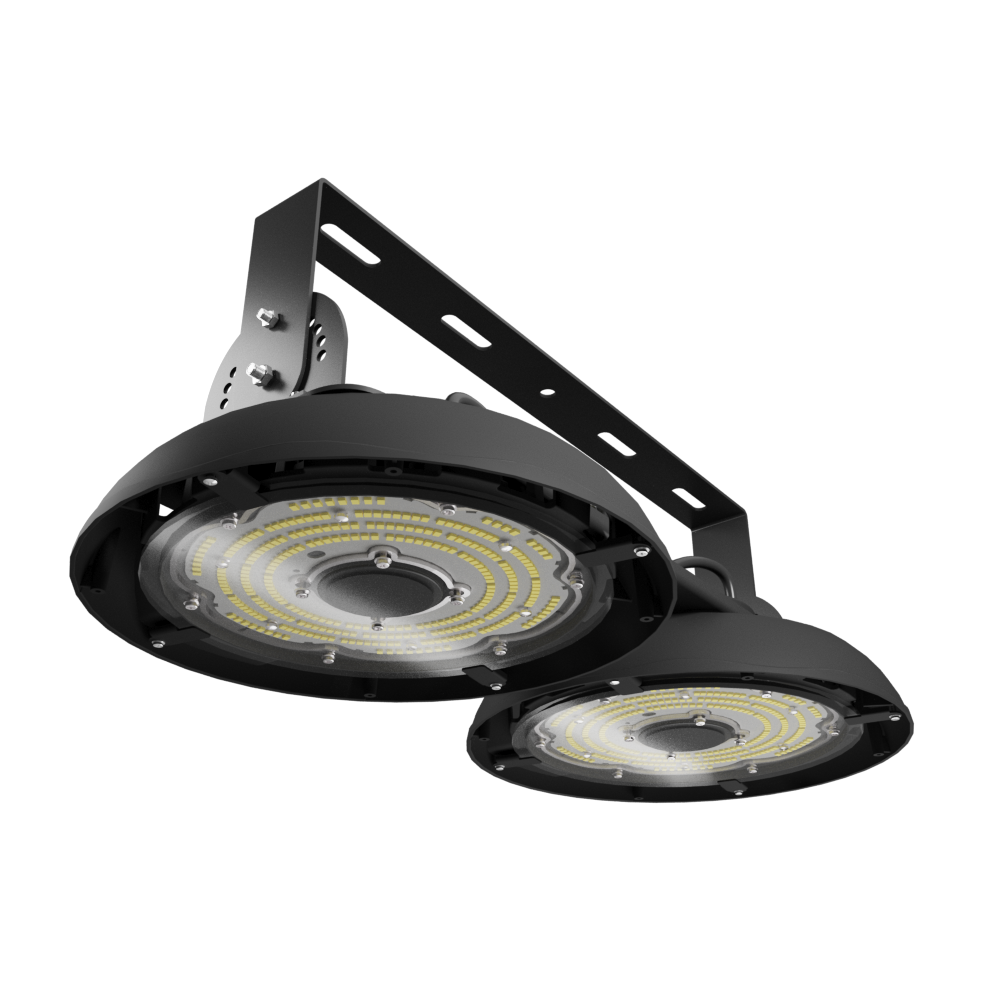 Прожектор LED ТАЙФУН GL ДО06-400-005-5К Д120 400Вт 5000К IP65 Прозрачный 68000лм 260х161мм WOLTA PRO
