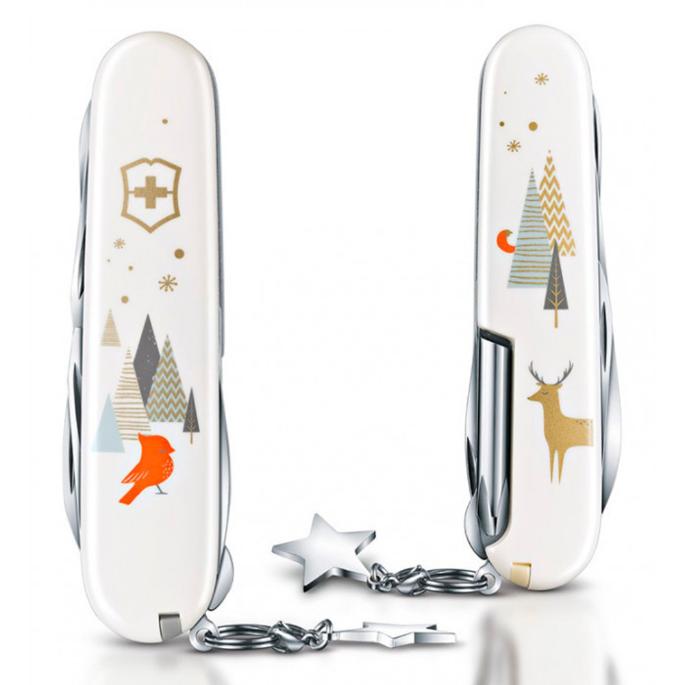 Складной нож Офицерский 1.4703.7E1 Super Tinker Winter Magic Special Edition 2019