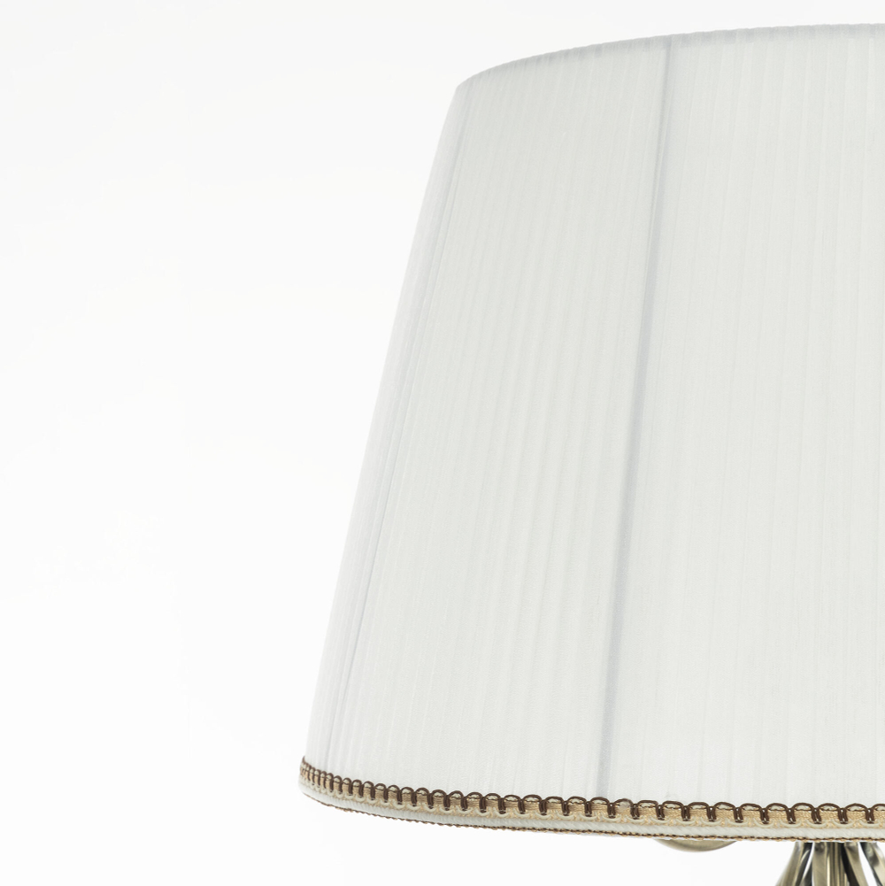 Citilux Вена CL402930 Торшер бронза с белым абажуром