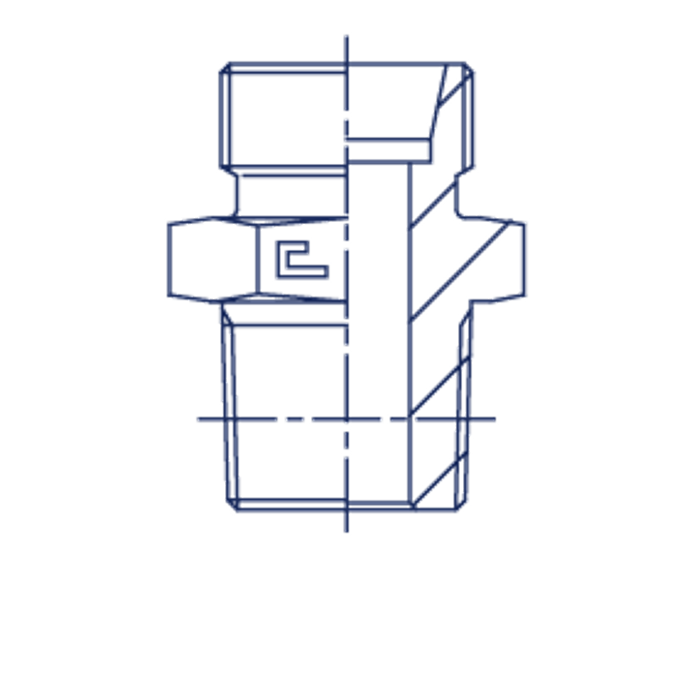 Штуцер FC DL35 NPT 1.1/4 (корпус)