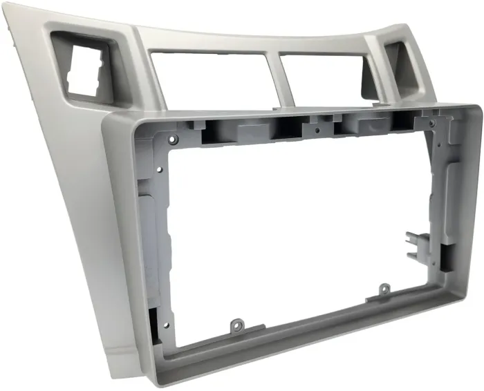 Магнитола для Toyota Vitz 2, Yaris 2 2005-2011 (рамка серебро) - Teyes CC4-PRO монитор 13" 2K QLED на Android 13, Быстрейшая, Snapdragon 778G, ИИ, CarPlay, DSP, 4G SIM-слот