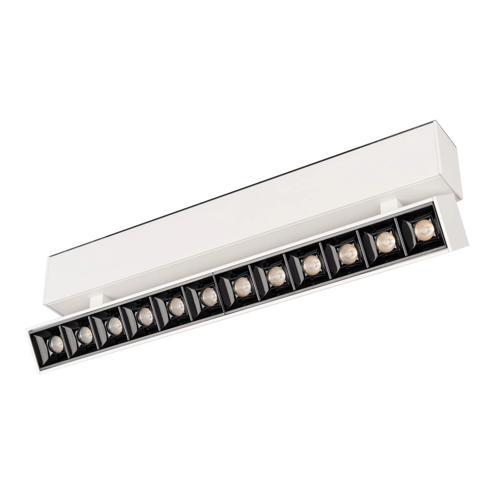 Светильник MAG-LASER-FOLD-45-S320-12W Warm3000 (WH, 15 deg, 24V) (Arlight, IP20 Металл, 5 лет) 026972