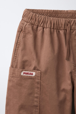 ZARA X PUKAS БРЮКИ КАРГО PUKAS SURF, ЧЕРЕПИЧНЫЙ