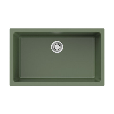 Кухонная мойка Omoikiri Okinoshima 76-U/I-OL Natceramic/olive 4997147