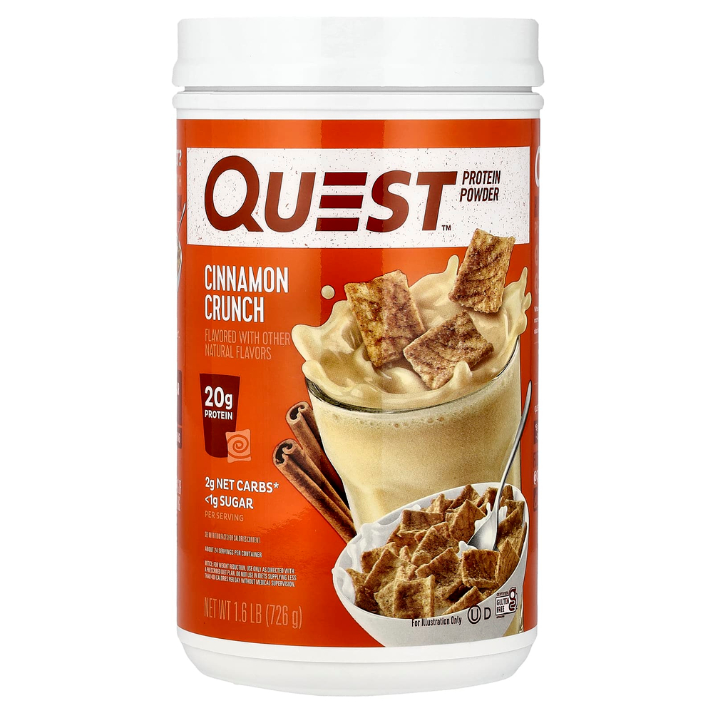 Quest Nutrition, Протеиновый порошок, хрустящая корица, 726 г (1,6 фунта)