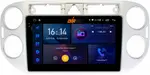Магнитола для Volkswagen Tiguan 2007-2017 (серебро/черный) - AIROC 2K RI-3704 Android 12, Быстрая, QLed+2K, CarPlay, SIM-слот
