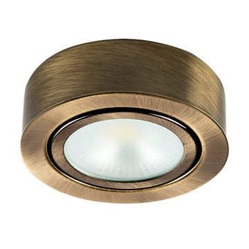 Встраиваемый мебельный светильник 003451 бронза зеленая 4000K 3.5W Mobiled Lightstar