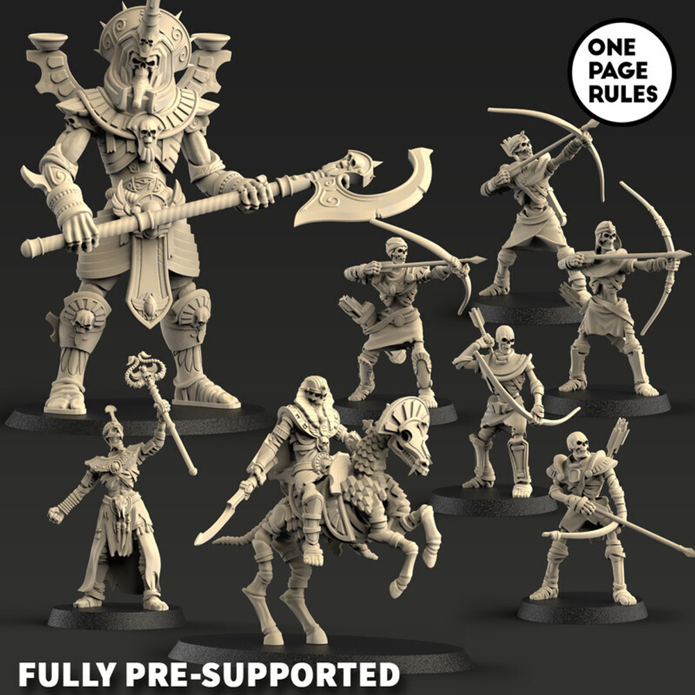 Grand Alliance Death Ossiarch Bonereapers Tomb Kings Tomb King Skeleton Warriors 1 шт. миниатюра для dnd, днд, pathfinder, фентези, Настольная игра, НРИ, Варгейм, РПГ