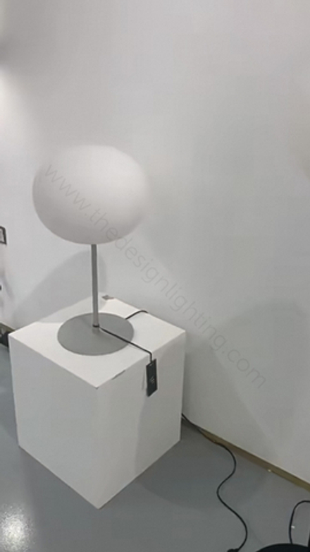 Table design lamp Glo Ball T1/T2 by Flos (Silver)