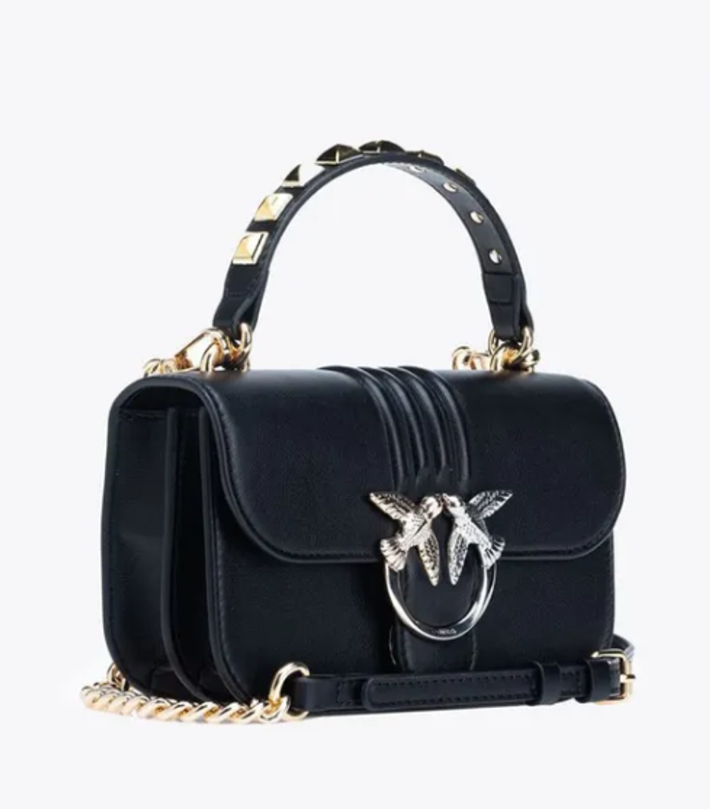MINI LOVE BAG BELL DOUBLE COLOUR - black