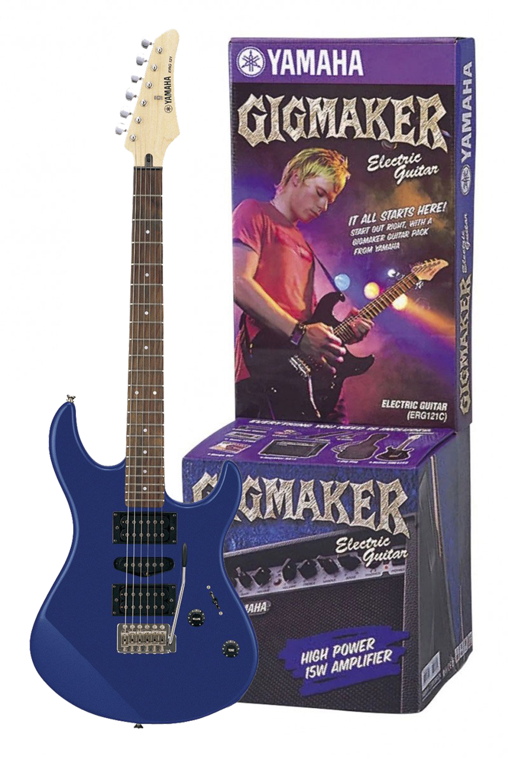 Yamaha ERG121GPII METALLIC BLUE Гитарный набор