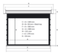 Kauber InCeiling Tensioned BT Cinema 122" 16:9 152x270 дроп 60 см. Clear Vision