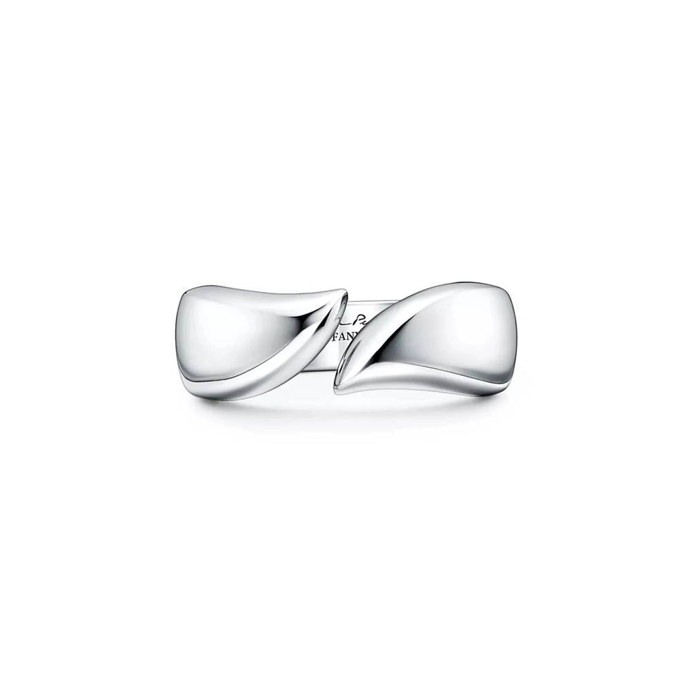 Кольцо из серебра, Tiffany 💠 Feather ring - New collection