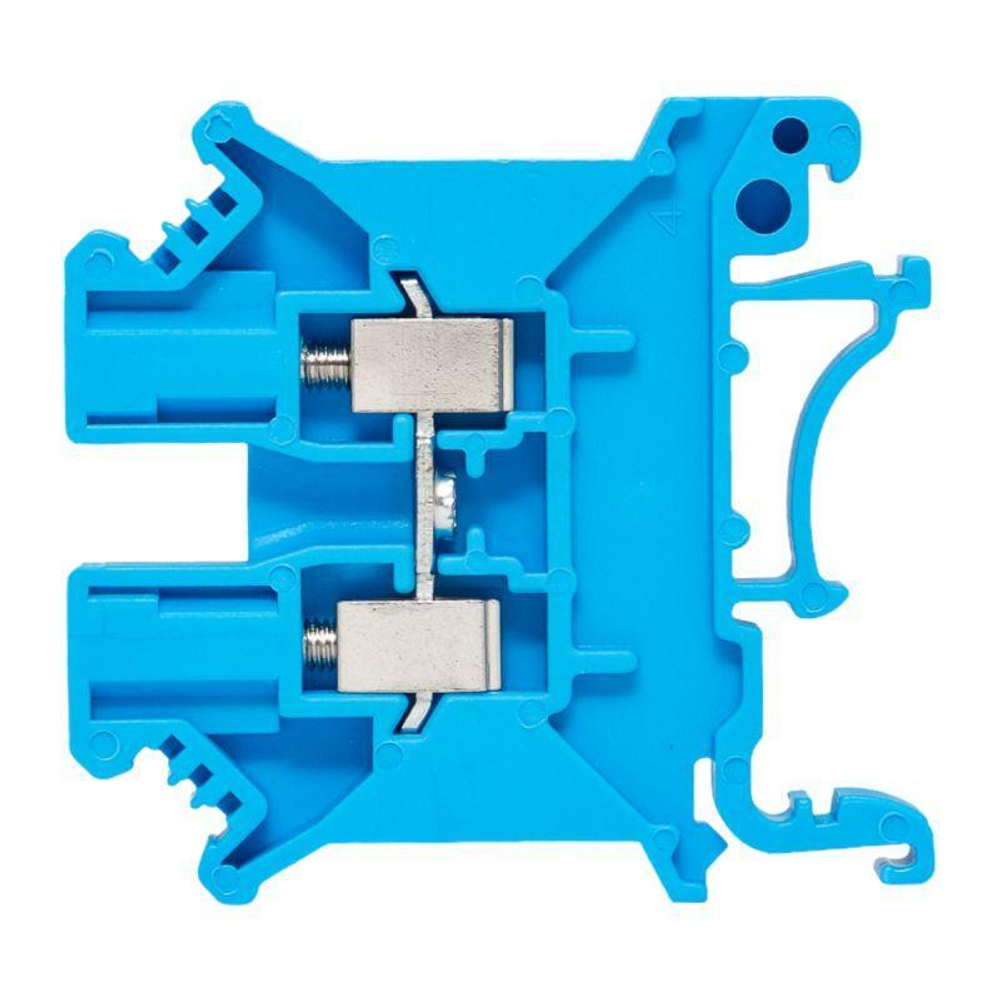 Колодка клеммная винтовая 2.5 UT син. EKF scr-ut-2,5-b