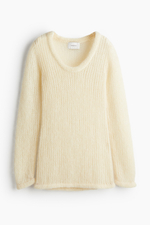 Джемпер с мохером свободной вязки - H&M