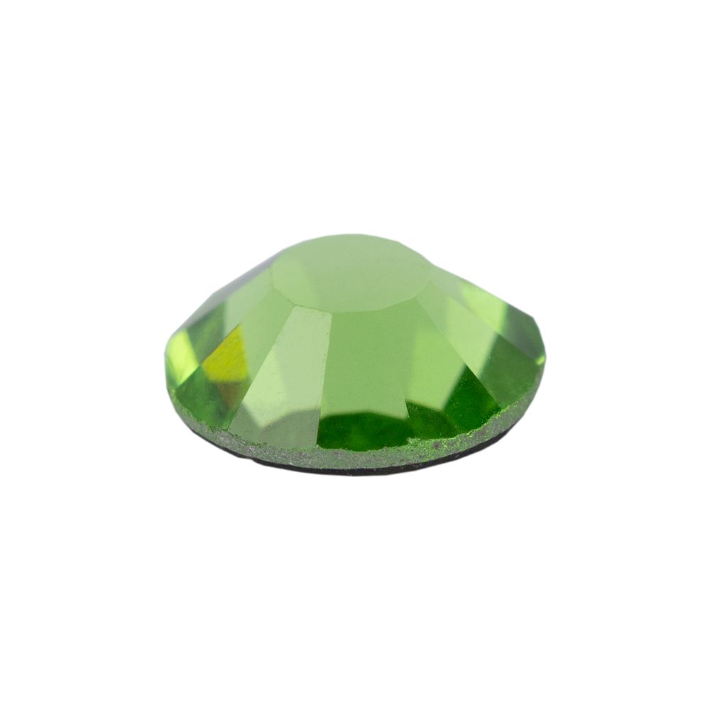 Стразы клеевые стекло 4.7 мм, 5х24 шт, SS20 №11 салатовый (Peridot), Zlatka ZRTG-2024
