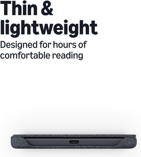 Оригинальный чехол для Amazon Kindle 2026 Knit Fabric Cover, Серый | Graphite