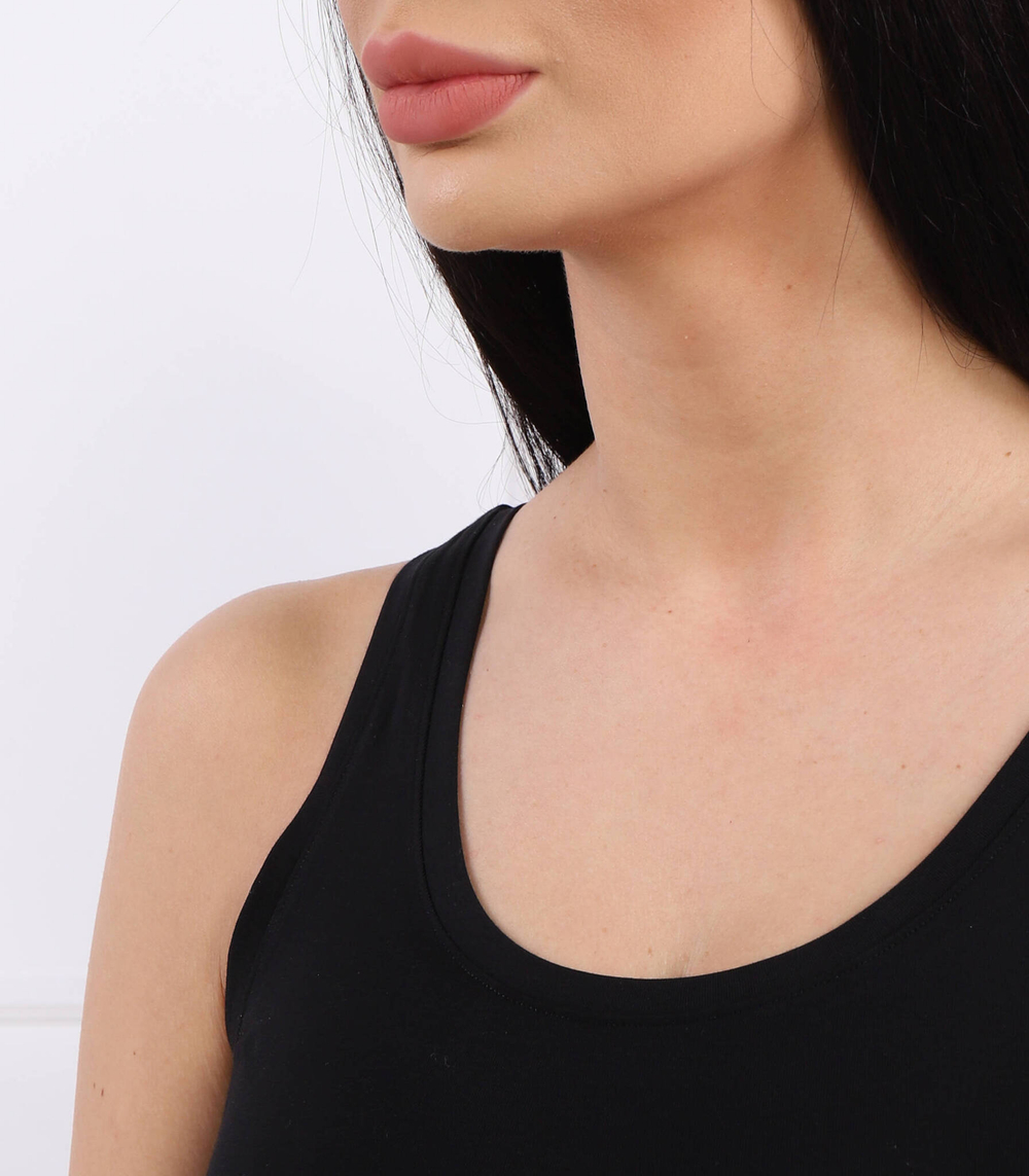 топ cotton control Spanx - черный(10267R)
