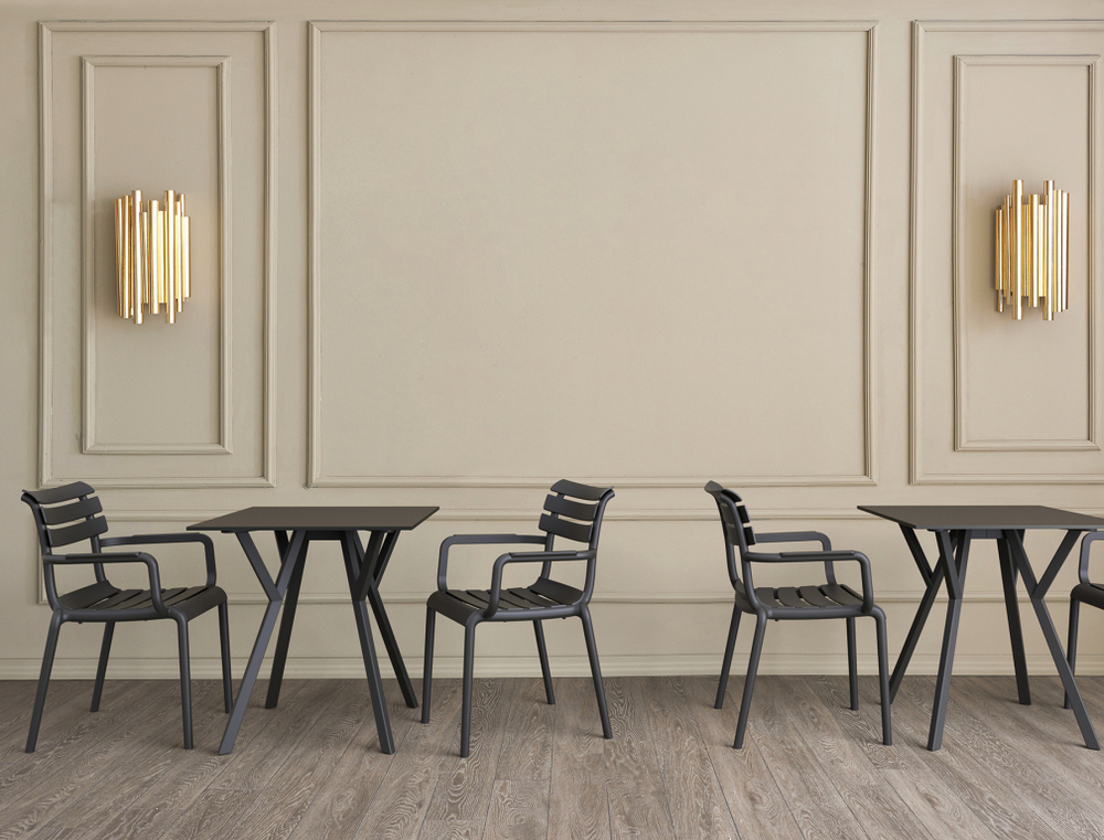 Стол пластиковый Siesta Contract Max Table 70, черный