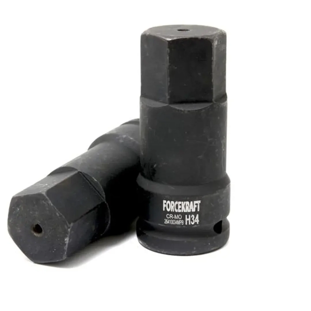 Головка-бита ударная 6-гранная 30мм,3/4'' FORCEKRAFT FK-26410030MPB