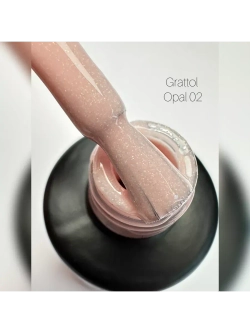 Гель лак для ногтей Grattol Opal 02 9мл розовый