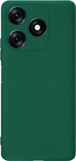 Мягкий Soft Touch чехол из силикона для TECNO SPARK 10C / 10 (не PRO!) с бархатной подкладкой