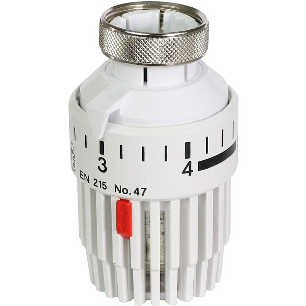 Головка термостатическая STOUT - M30x1.5 (регулировка 6-28°C, цвет белый)