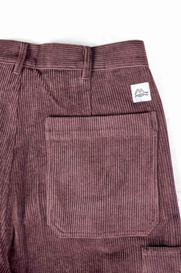 Брюки Cord work pants brown - фото 3