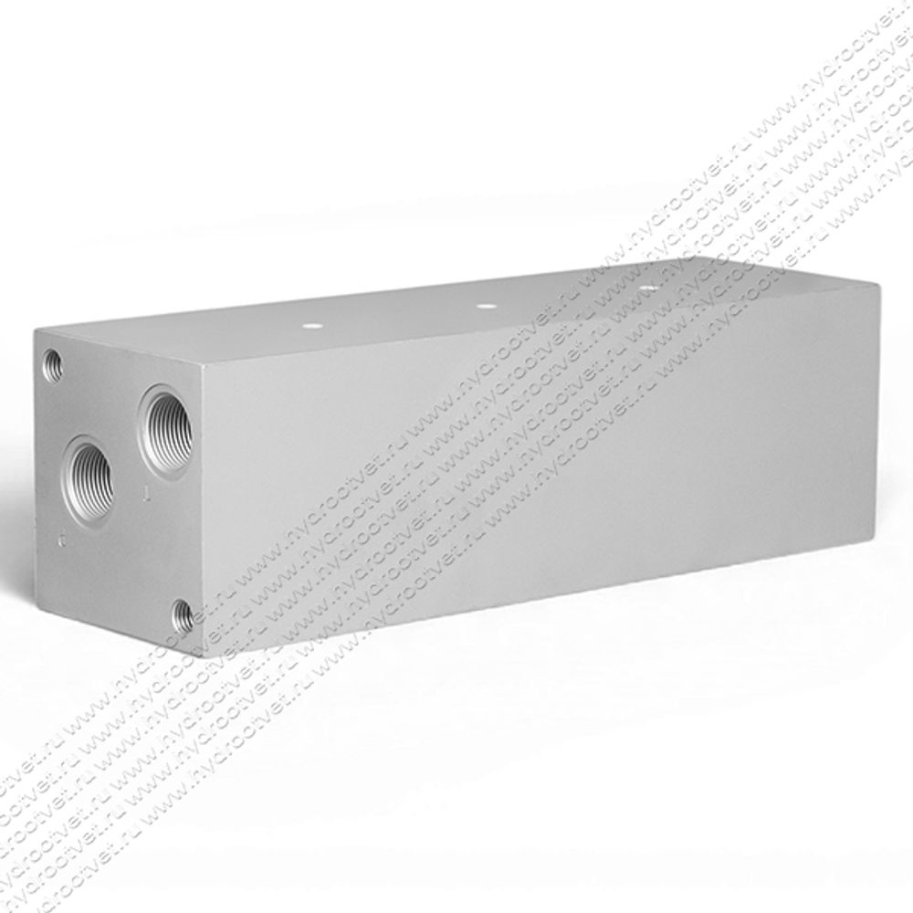 PD10-10A4-AL - четырехместная плита для гидравлических распределителей и клапанов NG10