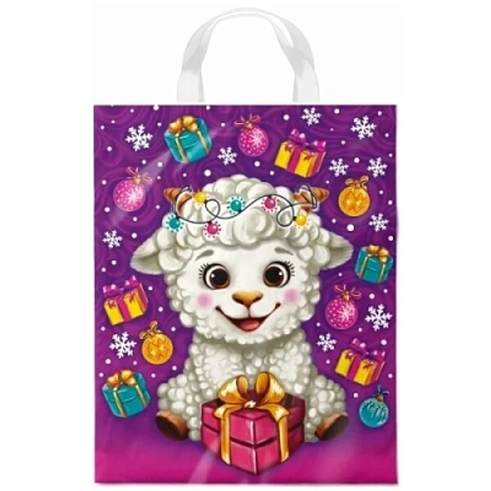 Пакет ПЭ с петлевой ручкой 28x35см (55) (Шалунишка) НГ Интерпак (х25/500)