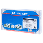 KING TONY (1015MQ) Набор вставок (бит) 10 мм, HEX, 4-12 мм, 15 предметов