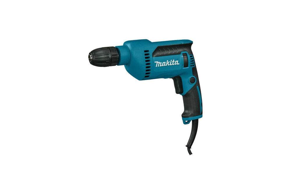 Дрель Makita 13мм, 630Вт, 0-3000 об/мин., БЗП, 1 скорость, 1,6кг, шнур 2м DP4021