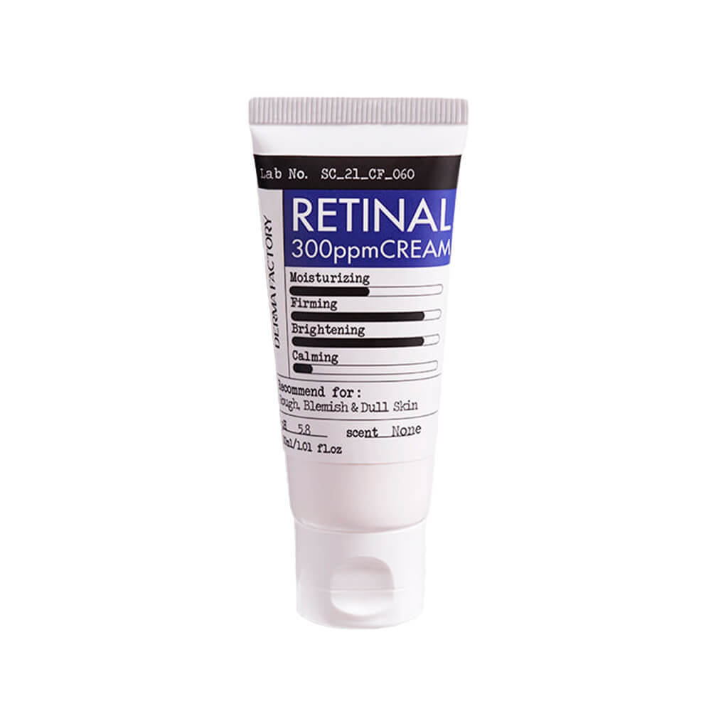 Укрепляющий крем для сияния кожи с ретиналем Derma Factory Retinal 300ppm Cream