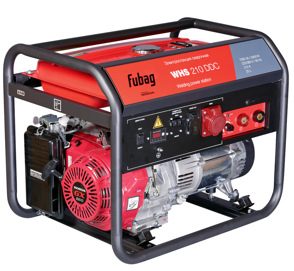 Бензиновый сварочный генератор FUBAG WHS 210 DDC (Honda 380-230В)