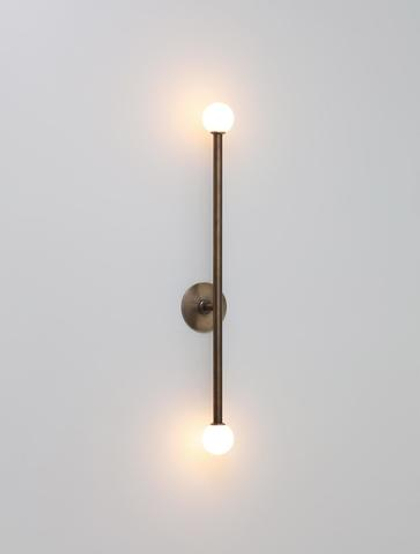 Brass T2 Sconce by ALLIED MAKER