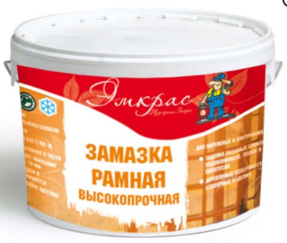 Замазка рамная 1кг (24 шт) /Денал/